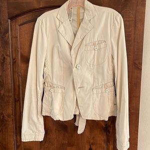 G1 Basic Goods cotton jacket. So many details including👑 back tie Super cute!